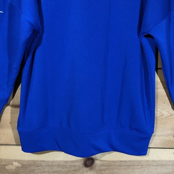 NWT Nike NFL New England Patriots Dri-Fit Crewneck Sweater Mens Size Large Blue - Picture 12 of 13